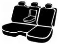 Picture of Fia LeatherLite Custom Seat Cover - Solid Black - Split Seat 40/60 - Adjustable Headrests - Armrest w/Cup Holder - Incl. Head Rest Cover