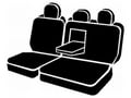 Picture of Fia LeatherLite Custom Seat Cover - Solid Black - Split Seat 60/40 - Adjustable Headrests - Armrest w/Cup Holder - Incl. Head Rest Cover