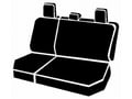 Picture of Fia LeatherLite Custom Seat Cover - Rear Seat - 60 Driver/ 40 Passenger Split Bench - Solid Black - Adjustable Headrests