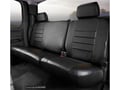 Picture of Fia LeatherLite Custom Seat Cover - Solid Black - Rear - Split Seat 40/60 - Adjustable Headrests