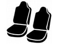 Picture of Fia LeatherLite Custom Seat Cover - Front Seats - Bucket Seats - Solid Black