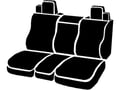 Picture of Fia LeatherLite Custom Seat Cover - Front Seat - 40/20/40 Split Bench - Red/Black - Adj. Headrest - Armrest NO Storage