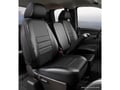 Picture of Fia LeatherLite Custom Seat Cover - Front Seat - 40/20/40 Split Bench - Adj. Headrests - Airbag - Armrest/Storage w/Cup Holder - Cushion Storage - Solid Black