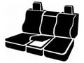 Picture of Fia LeatherLite Custom Seat Cover - Red/Black - Split Seat 40/20/40 - Adj. Headrests - Airbag - Armrest/Storage w/Cup Holder - Cushion Storage