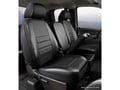 Picture of Fia LeatherLite Custom Seat Cover - Front Seat - 40/20/40 Split Bench - Adj. Headrests - Airbag - Armrest w/o Storage - Cushion Storage - Solid Black