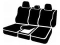 Picture of Fia LeatherLite Custom Seat Cover - Blue/Black - Split Seat 40/20/40 - Adj. Headrest - Air Bag - Cntr Seat Belt - Armrest/Strg w/Cup Holder - Cushion Strg - Headrest Cover