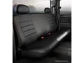 Picture of Fia LeatherLite Custom Seat Cover - Solid Black - Front - Bench Seat