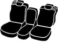 Picture of Fia LeatherLite Custom Seat Cover - Gray/Black - Split Seat 40/20/40 - Adj. Headrests - Built In Seat Belts - Armrest/Storage