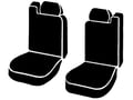 Picture of Fia LeatherLite Custom Seat Cover - Solid Black - Bucket Seats - Adjustable Headrests - Built In Seat Belts - Armrests
