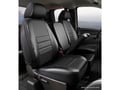Picture of Fia LeatherLite Custom Seat Cover - Solid Black - Split Seat 40/20/40 - Adj. Headrests - Airbag - Armrest/Storage w/Cup Holder - Cushion Storage - Incl. Head Rest Cover