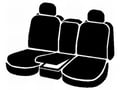Picture of Fia LeatherLite Custom Seat Cover - Red/Black - Front - Split Seat 40/20/40 - Adj. Headrests - Armrest/Storage - Cushion Storage - Extended Crew Cab