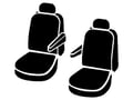 Picture of Fia LeatherLite Custom Seat Cover - Gray/Black - Front - Bucket Seats - Adjustable Headrests - Armrests