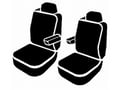 Picture of Fia LeatherLite Custom Seat Cover - Gray/Black - Front - Bucket Seats - Adjustable Headrests - Armrests