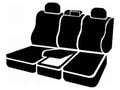 Picture of Fia LeatherLite Custom Seat Cover - Red/Black - Front - Split Seat 40/20/40 - Adj.Headrest - Airbg - Armrst/Strg w/Cup Holdr - CushinStrg - w/o FoldFlat Bckrst - HeadrstCvr