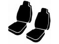 Picture of Fia LeatherLite Custom Seat Cover - Gray/Black - Front - Bucket Seats