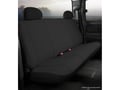Picture of Fia Seat Protector Custom Seat Cover - Poly-Cotton - Black - Rear - Bench Seat - Adjustable Headrests
