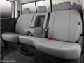 Picture of Fia Seat Protector Custom Seat Cover - Poly-Cotton - Gray - Rear - Split Seat 60/40 - Adjustable Headrests - Armrest