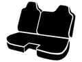 Picture of Fia Seat Protector Custom Seat Cover - Poly-Cotton - Black - Split Backrest 60/40 - Solid Cushion - Cushion Cut Out