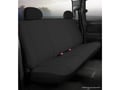 Picture of Fia Seat Protector Custom Seat Cover - Poly-Cotton - Black - Rear - Bench Seat - Adjustable Headrests - Incl. Head Rest Cover