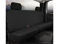 Picture of Fia Seat Protector Custom Seat Cover - Poly-Cotton - Black - Split Cushion 60/40 - Solid Backrest - Adj. Headrests - Center Seat Belt - Removable Center Headrest - Headrest Cover
