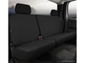 Picture of Fia Seat Protector Custom Seat Cover - Poly-Cotton - Black - Split Cushion 60/40 - Solid Backrest - Adj. Headrests - Center Seat Belt - Removable Center Headrest - Headrest Cover