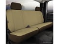 Picture of Fia Seat Protector Custom Seat Cover - Poly-Cotton - Taupe - Split Cushion 60/40 - Solid Backrest - Adj. Headrests - Center Seat Belt - Removable Center Headrest - Headrest Cover