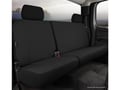 Picture of Fia Seat Protector Custom Seat Cover - Poly-Cotton - Black - Rear - Split Seat 60/40 - Adjustable Headrests - Extended Cab