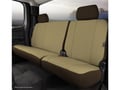 Picture of Fia Seat Protector Custom Seat Cover - Poly-Cotton - Taupe - Rear - Split Seat 40/60 - Adjustable Headrests - Crew Cab