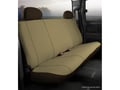 Picture of Fia Seat Protector Custom Seat Cover - Poly-Cotton - Taupe - Bench Seat - Adjustable Headrests - Cushion Cut Out - Crew Cab
