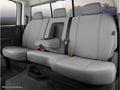 Picture of Fia Seat Protector Custom Seat Cover - Poly-Cotton - Gray - Rear - Split Seat 60/40 - w/Adj. Headrests - Armrests w/Cup Holders