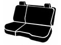 Picture of Fia Seat Protector Custom Seat Cover - Poly-Cotton - Black - Rear - Split Seat 60/40 - Adj. Headrests