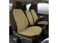 Picture of Fia Seat Protector Custom Seat Cover - Poly-Cotton - Taupe - Front - Split Seat 40/20/40 - Adj. Headrests - Airbag - Armrest w/o Storage - Cushion Storage