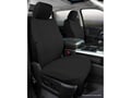 Picture of Fia Seat Protector Custom Seat Cover - Poly-Cotton - Black - Front Bucket Seats - High-Back w/ Armrests - 33in High Backrest