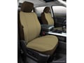 Picture of Fia Seat Protector Custom Seat Cover - Poly-Cotton - Taupe - Bucket Seats - High-Back w/ Armrests - 33in High Backrest