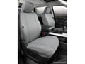 Picture of Fia Seat Protector Custom Seat Cover - Poly-Cotton - Gray - Front - Bucket Seats - Adjustable Headrests - Armrests