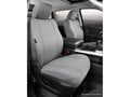 Picture of Fia Seat Protector Custom Seat Cover - Poly-Cotton - Gray - Bucket Seats - Adjustable Headrests - Side Airbag & Armrest On Driver Side Only