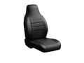 Picture of Fia LeatherLite Universal Fit Seat Cover - Leatherette - Solid Black - Car Bucket Seats - Front