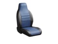 Picture of Fia LeatherLite Universal Fit Seat Cover - Leatherette - Blue/Black - Car Bucket Seats