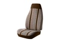 Picture of Fia Wrangler Universal Fit Seat Cover - Saddle Blanket - Brown - Bucket Seats - Mid Back
