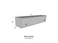 Westin Brute HD Class High Capacity Top Sider Tool Box - Truck Bed Side Rail
