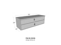 Picture of Westin Underbody Tool Box - w/Top And Bottom Drawers