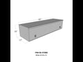 Picture of Westin Brute HD Class Top Sider Tool Box - Polished Aluminum 