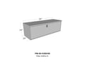 Picture of Westin Underbody Drop Door Tool Box - Polished Aluminum