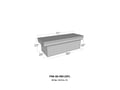 Picture of Westin Brute Pro Series Full Lid Crossover Tool Box - Polished - Xtra Deep