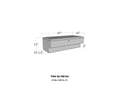 Picture of Westin Brute Pro Series LoSider Side Rail Tool Box - Polished Aluminum