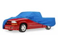 Picture of Custom Fit Car Cover - Sunbrella Pacific Blue - w/o Visor - w/o Bumper - No Mirror Pockets - Sedan - With Rear Spare Tire