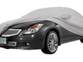 Picture of Custom Fit Car Cover - MultiBond Gray - 2 Mirror Pockets - Size T1 - 2 Doors - With Factory Installed Rack - With Rear Spare Tire - With Wind Deflector