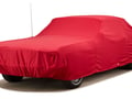 Picture of Custom Fit Car Cover - Fleeced Satin - Red - 2 Mirror Pockets - Size G4 - Sedan (4 Door)