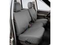 Picture of SeatSaver Custom Seat Cover - Polycotton - Gray/Silver - w/Bucket Seat - w/Adjustable Headrest - w/Passenger Fold Flat Seat