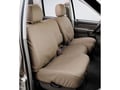 Picture of SeatSaver Custom Seat Cover - Polycotton - Taupe - w/Bucket Seat - w/Adjustable Headrest - w/Passenger Fold Flat Seat